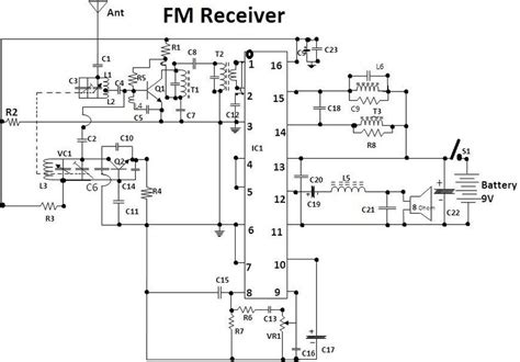 fm radio receiver schematic circuit diagram wiring diagram