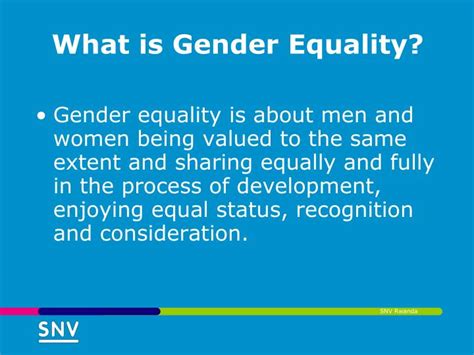 Powerpoint Template Gender Equality