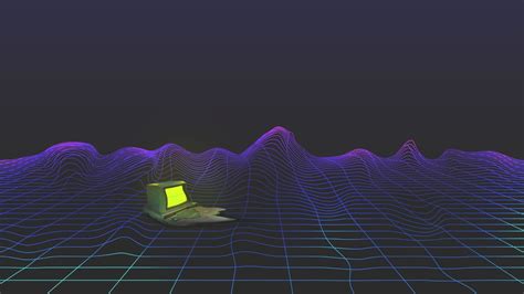 1366x768 Computer Vaporwave Aesthetic 8k 1366x768 Resolution Wallpaper