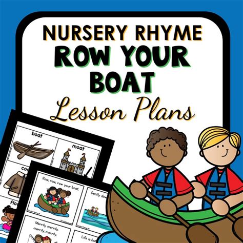 row  boat lesson plans preschool teacher