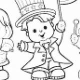 Coloring Pages Parade 4th July sketch template