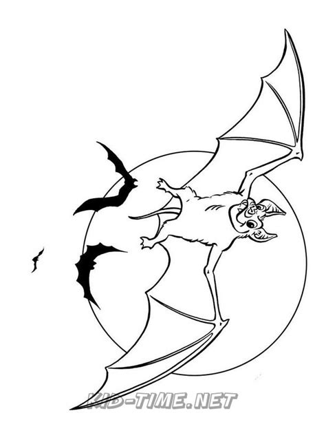 halloween bats coloring pages  kids time fun places  visit