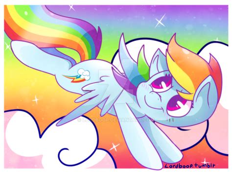 rainbow pony  lordboop  deviantart