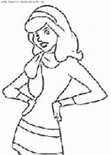Daphne Scooby Doo sketch template