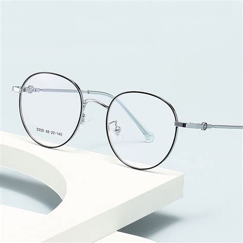 Bingkai Kacamata Transparan Sinar Bulat Kacamata Palsu Pria Wanita