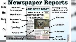 newspaper report ks year  newspaper report features