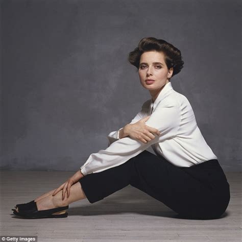 isabella rossellini talks about her lancome career daily mail online