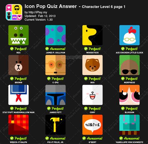 icon pop quiz characters level 7 answers quiz