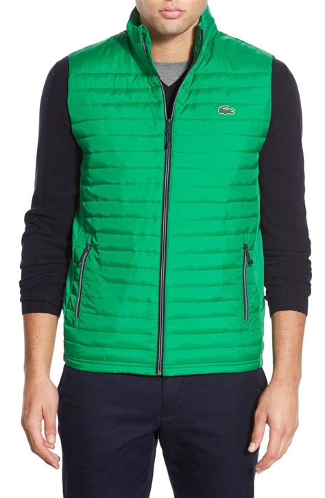 lacoste sport insulated vest nordstrom