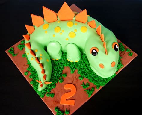 butter hearts sugar dinosaur birthday cake