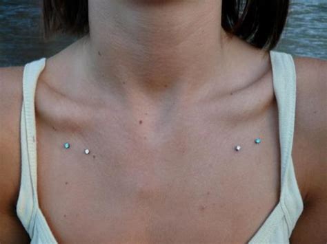 Collar Bone Piercing Information And Cool Examples