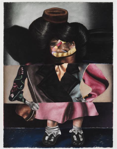 nathaniel mary quinn s first show at gagosian is full of psychologically intense collage