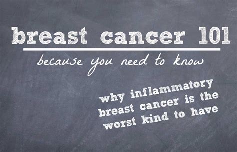 why inflammatory breast cancer is the worst to have wendy nielsen