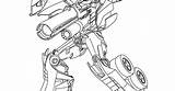 Transformers Prime Bazooka sketch template
