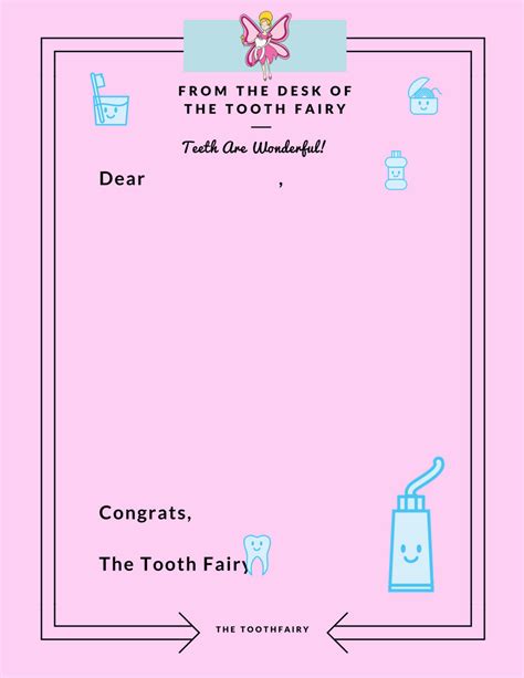 tooth fairy adorable  printables