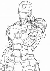 Coloring Pages Iron Man Avengers Print Easy Printable Marvel Superhero Wonderful Colouring Kids Drawing Book Choose Board Pdf sketch template