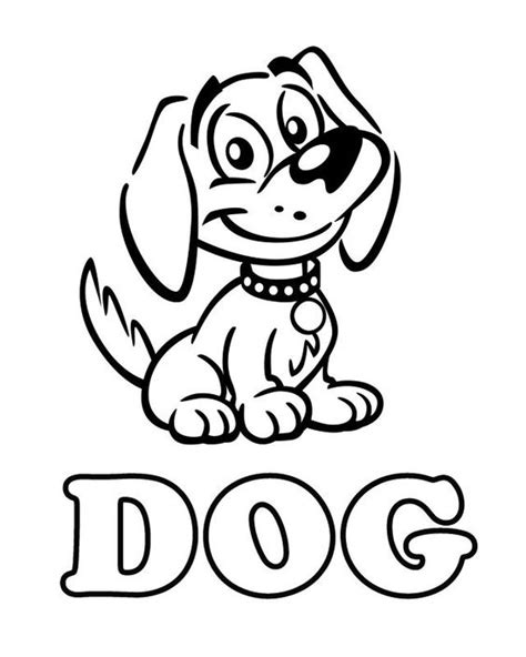 cat dog  printable coloring pages preschool pinterest