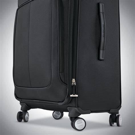 samsonite solyte dlx carry  expandable spinner midnight black irvs luggage