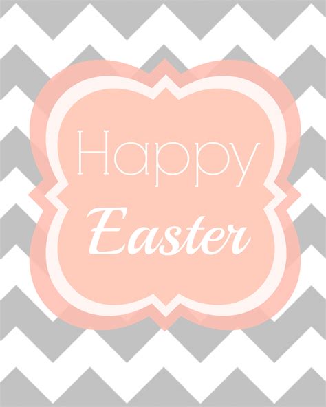 happy easter printable  organized dream