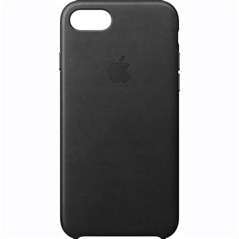 apple iphone  leather case black mmyzma bh photo video