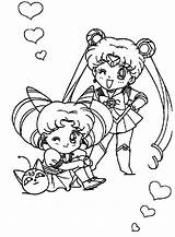 Sailor Moon Coloring Pages Chibi Pokemon Dragoart Color Sun Group Characters Print Getcolorings Luna Phases Adults Printable Colorings Getdrawings sketch template