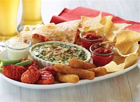 restaurant meal prices appetizers