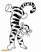 Tigger Coloring Pages Disney Book Disneyclips Bouncing Results Walking Hands His sketch template