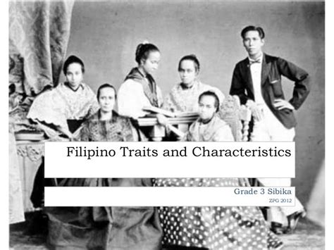 filipino traits  characteristics