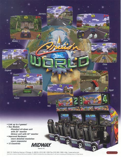 cruisn world arcade review