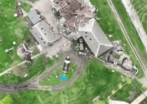 video shows rigged ukrainian drone dropping bomb  russian troops american military news