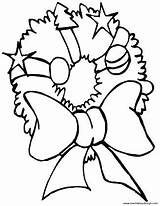 Coloring Bow Christmas Hair Pages Bows Printable Getcolorings Getdrawings Color sketch template
