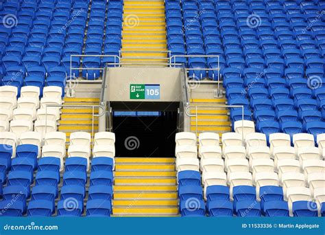 football stadium seating royalty  stock image image