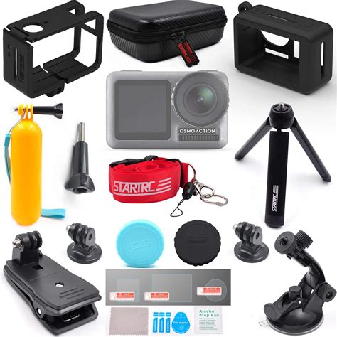 buy tomat osmo action accessories kit  dji osmo action camera cage case tripod expansion