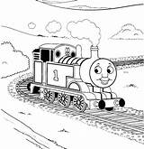 Train Coloring Pages James Thomas Getcolorings Percy sketch template