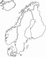 Scandinavia Map Blank Europe Coloring Clker Sweden Clip Vector Central Clipart sketch template