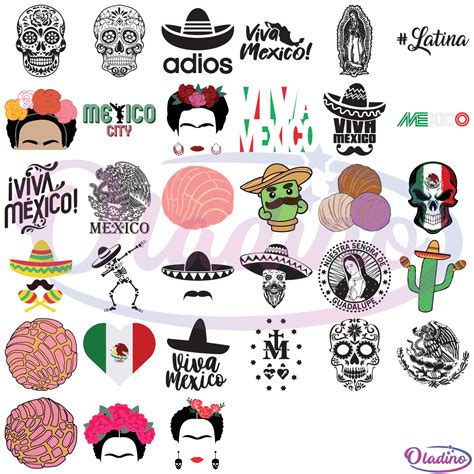 mexican bundle svg digital file mexico emblem svg
