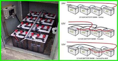wiring  volt batteries  series