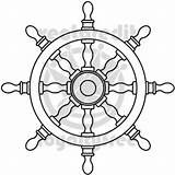 Wheel Ship Drawing Vector Tattoo Ships Sea Traditional Nautical Getdrawings Helm Tattoos Drawings Compass Colouring Paintingvalley sketch template