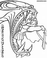 Hercules Coloring Pages Print Pretty Davemelillo Coloringway sketch template