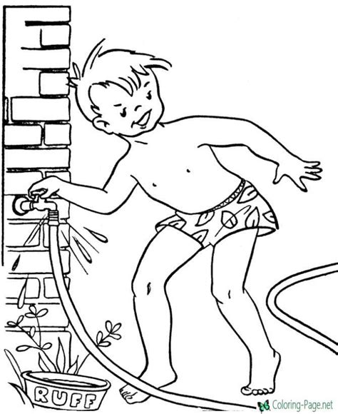 summer coloring pages  print  color