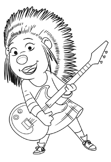 sing  coloring pages educative printable
