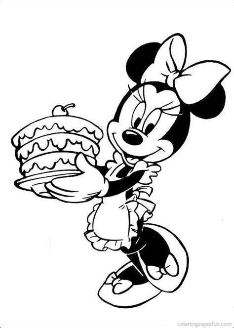 happy birthday minnie mouse coloring pages  getcoloringscom
