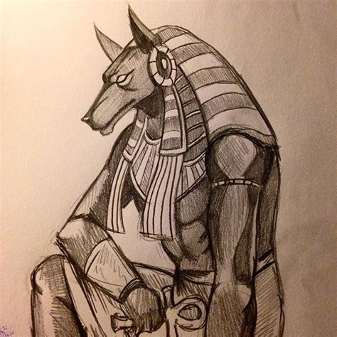 Image Result For Anubis Anubis Drawing Egyptian