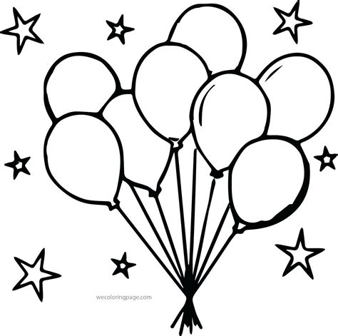 party balloons drawing  getdrawings