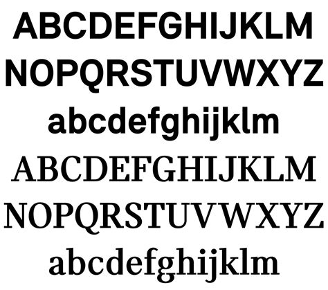 mini serif sans serif font list entries typographyguru