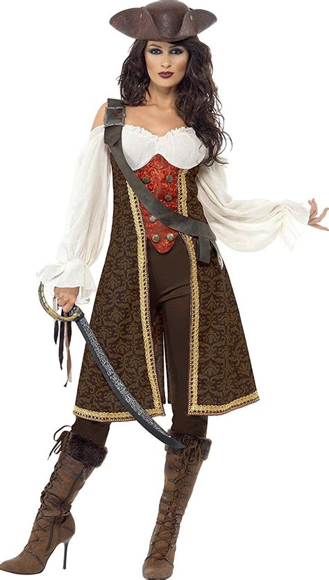 Smiffy S Women S High Seas Pirate Wench Costume Clothing