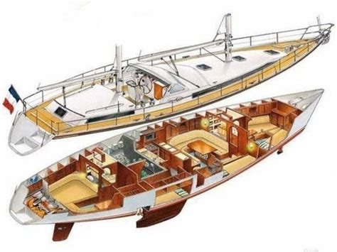 boat cutaway ship schematics cutaways diagrams pinterest boat sailing yacht
