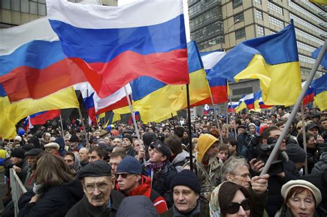 Thousands March In Moscow To Protest Crimea Vote The Times Of Israel