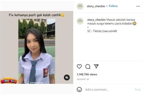 Siswi Siswi Cantik Di Sma Ini Bikin Terpesona Netizen Masuk Sekolah