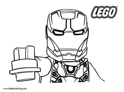 lego superhero captain america coloring pages  printable coloring